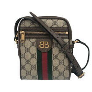 Balenciaga The Hacker Shoulder Bag Brown